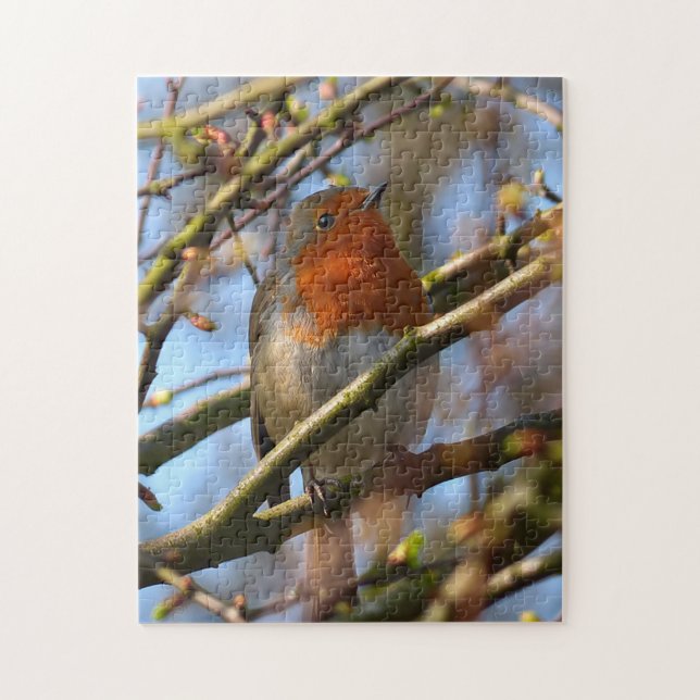 Robin Bird Puzzle (Vertical)