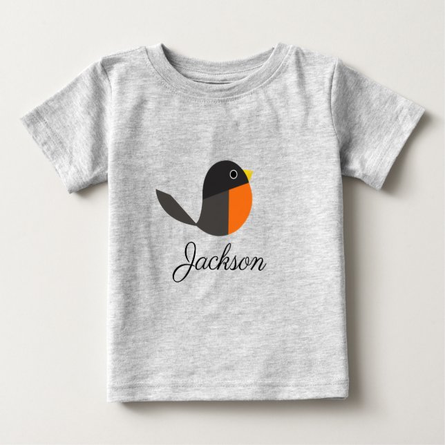 Robin Birds  Baby T-Shirt (Front)