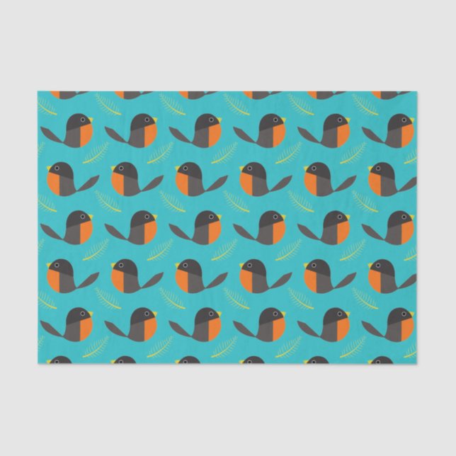 Robin Birds  Tissue Paper (Front)