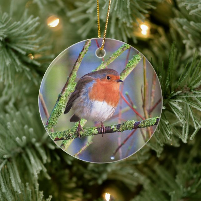 Robin Ceramic Ornament (Tree)
