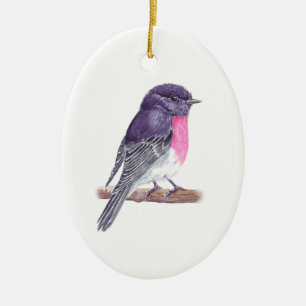 Robin Ceramic Ornament