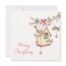 Robin Christmas card