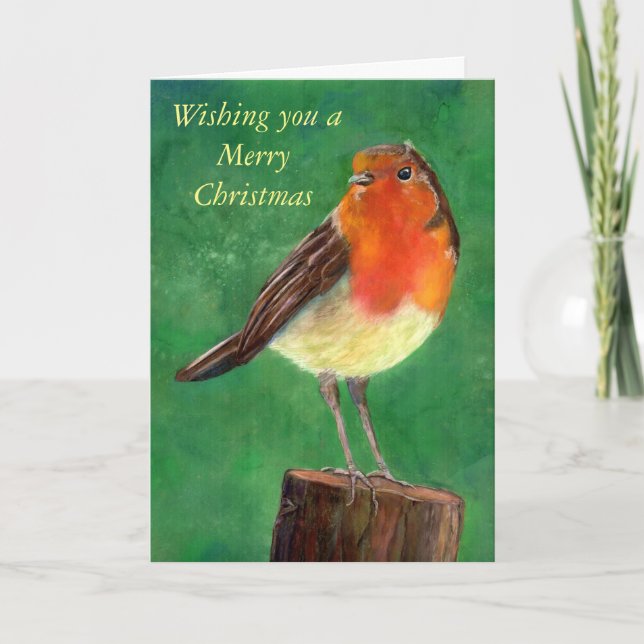 Robin Christmas cards (a422) (Front)