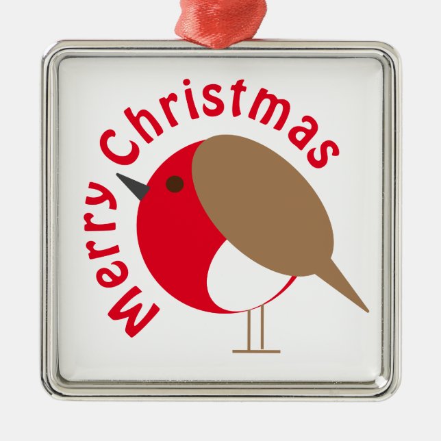 Robin Christmas Ornament (Front)
