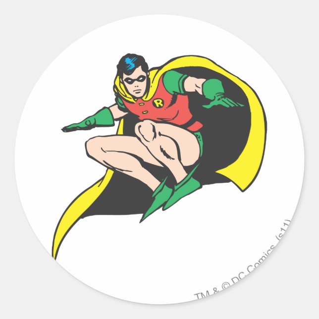 Robin Crouches Classic Round Sticker (Front)