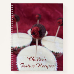 Robin Cupcakes Recipe Spiral Notebook