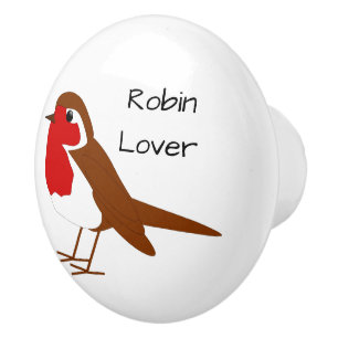 Robin Design Personalised Ceramic Knob