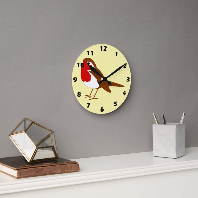 Robin Design Round Clock (Office)