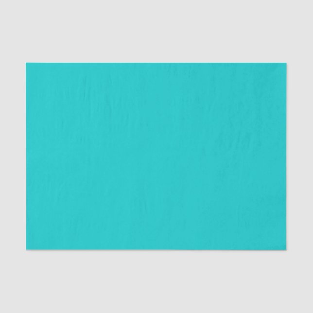 Robin Egg Blue, cyan Tissue Paper (Front)