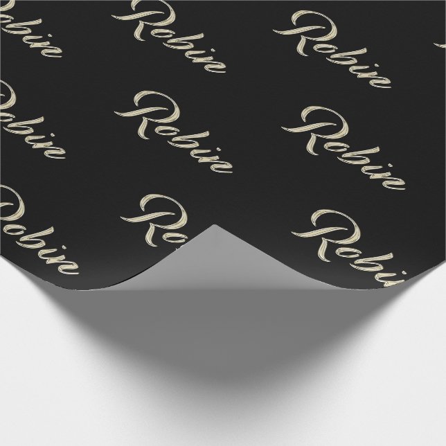 Robin First Name Name edles Gift Paper (Corner)