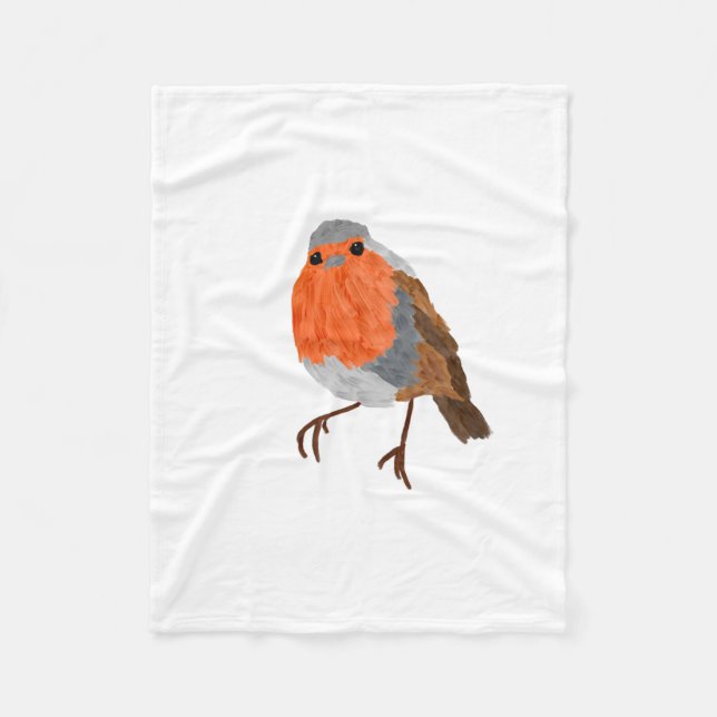 Robin Fleece Blanket (Front)