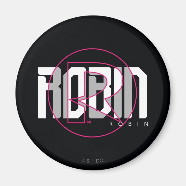 Robin Hi-Tech Name Graphic Magnet (Front)