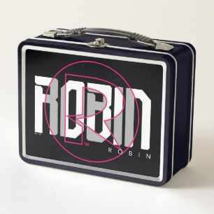 Robin Hi-Tech Name Graphic Metal Lunch Box
