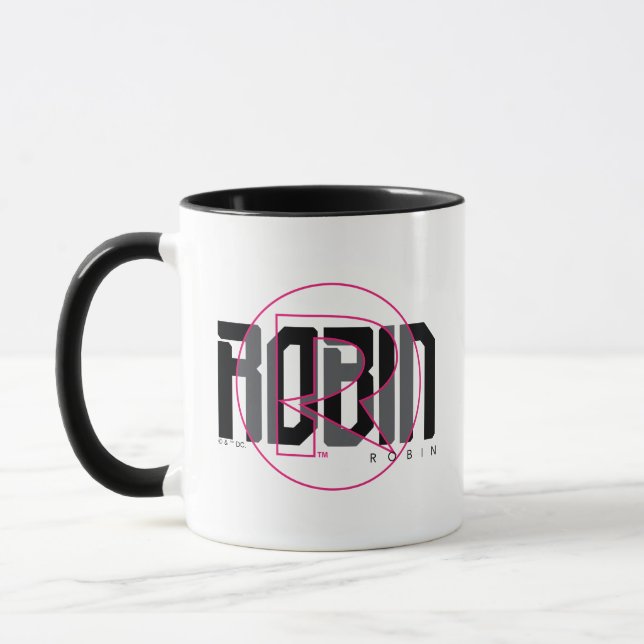 Robin Hi-Tech Name Graphic Mug (Left)