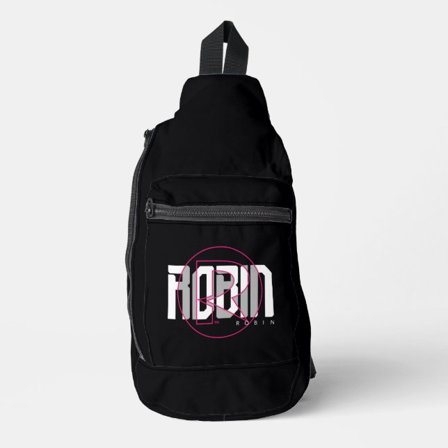 Robin Hi-Tech Name Graphic Sling Bag (Front)