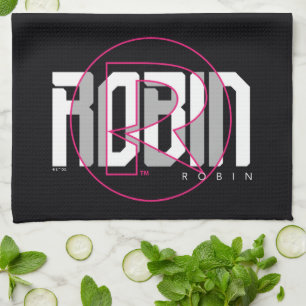 Robin Hi-Tech Name Graphic Tea Towel