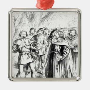 Robin Hood and King Richard I Metal Ornament