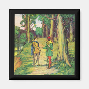 Robin Hood And Little John Magnet