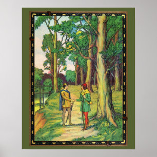 Robin Hood And Little John Poster