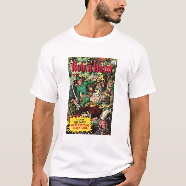 Robin Hood - Beautiful Vintage Colours T-Shirt (Front)