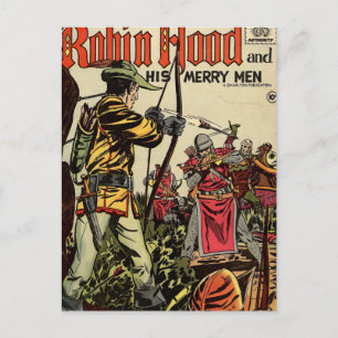 Robin Hood Comic Book Postcard