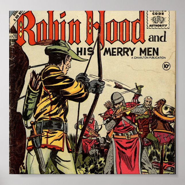 Robin Hood Comic Book Poster (Front)