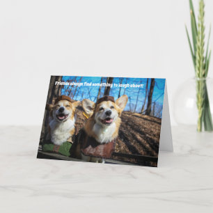 Robin Hood Corgi Friends Card