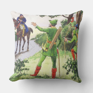 Robin Hood, from 'Peeps into the Past', published Cushion