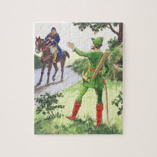Robin Hood, from 'Peeps into the Past', published Jigsaw Puzzle