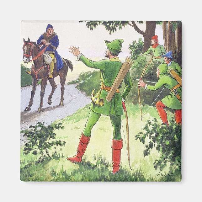 Robin Hood, from 'Peeps into the Past', published Magnet (Front)