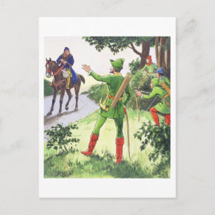 Robin Hood, from 'Peeps into the Past', published Postcard