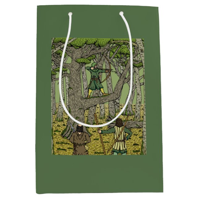 Robin Hood in Sherwood Forest Medium Gift Bag (Front)
