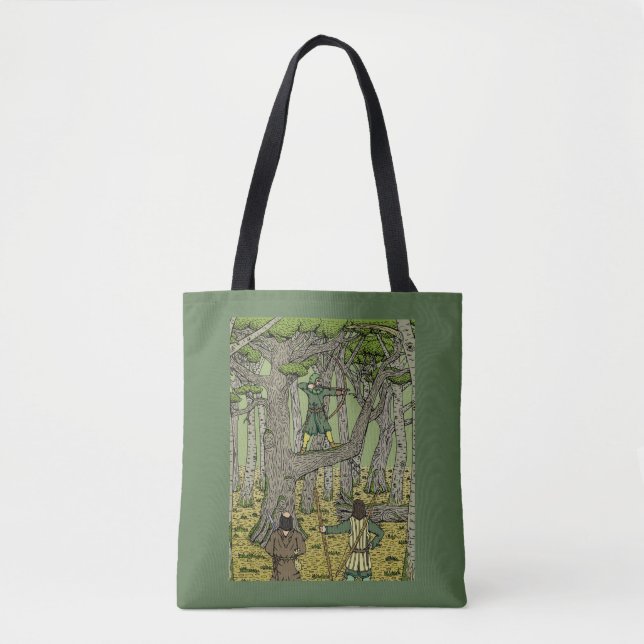 Robin Hood in Sherwood Forest Tote Bag (Front)