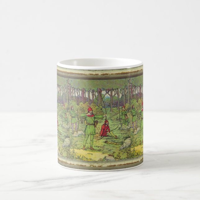 Robin Hood In The Forest Coffee Mug (Center)