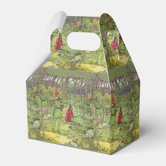 Robin Hood In The Forest  Favour Box (Front Side)