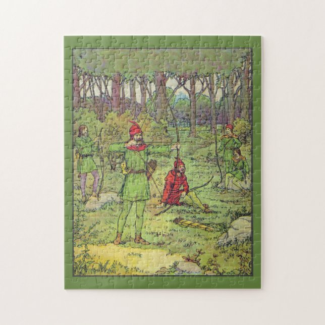 Robin Hood In The Forest  Jigsaw Puzzle (Vertical)