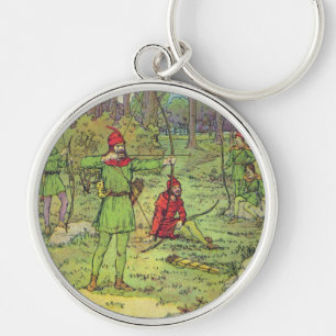 Robin Hood In The Forest Key Ring