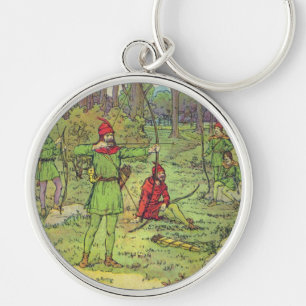 Robin Hood In The Forest Key Ring