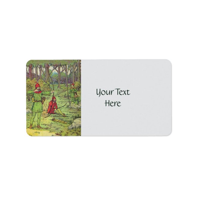 Robin Hood In The Forest Label (Front)