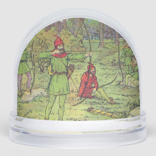 Robin Hood In The Forest  Snowglobe (Front)
