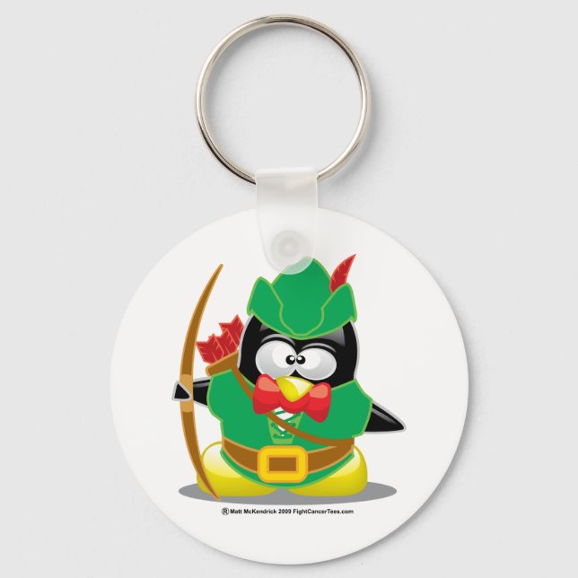 Robin Hood Penguin Key Ring (Front)