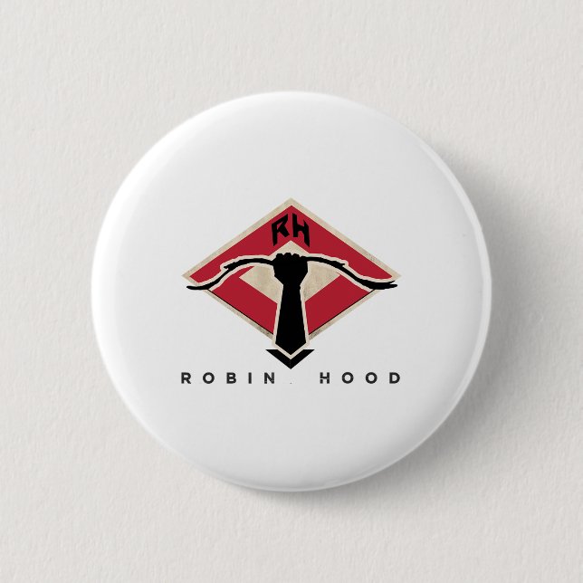 Robin Hood Resist  6 Cm Round Badge (Front)