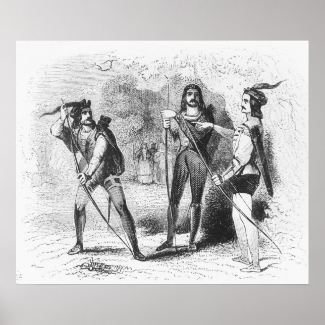 Robin Hood, Scarlet and John Poster (Front)