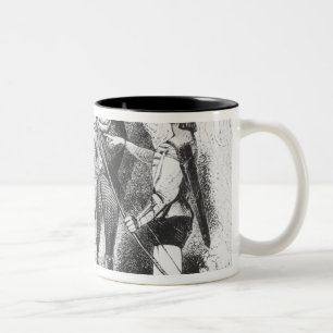 Robin Hood, Scarlet and John Two-Tone Coffee Mug