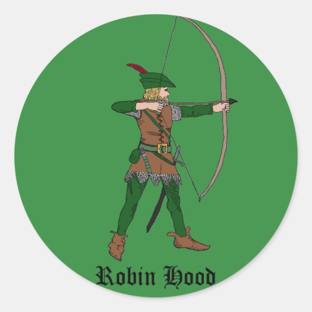 Robin Hood Sticker (Front)