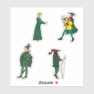 Robin Hood Sticker 4-pack No.2