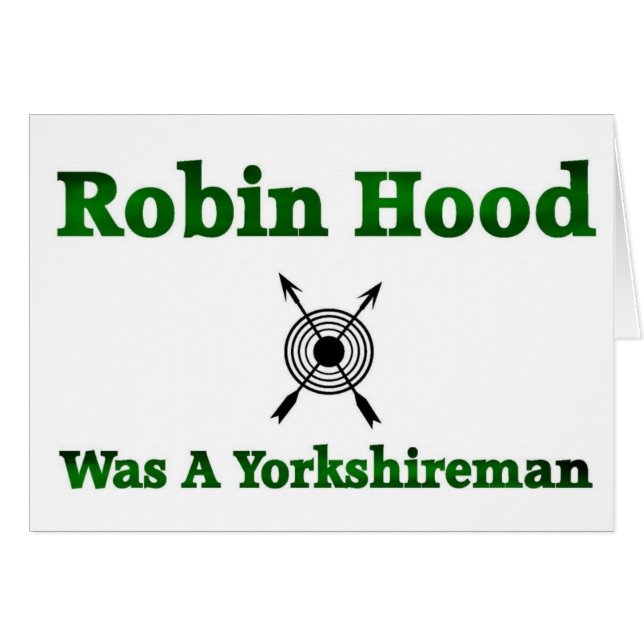 Robin Hood Was A Yorkshireman (Front Horizontal)
