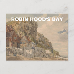 Robin Hood's Bay, Yorkshire Vintage Holiday Postcard
