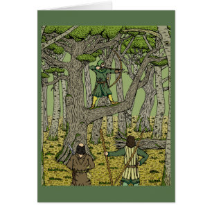 Robin in Sherwood Greeting Card