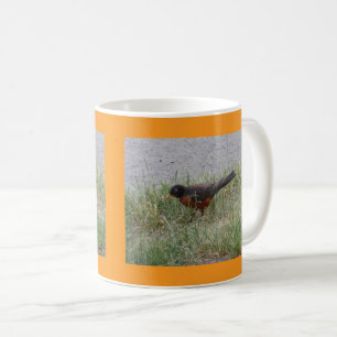 Robin in the Grass Mug